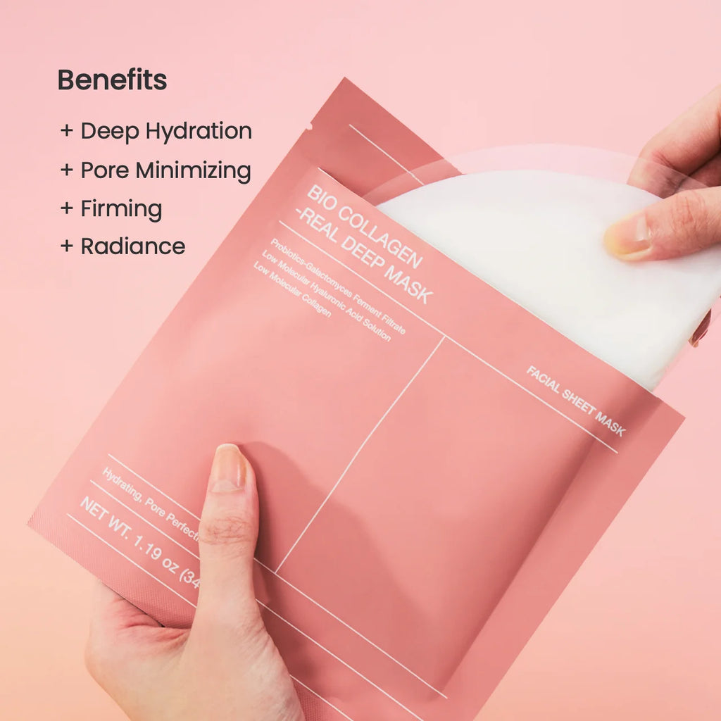 Biodance Mascarilla Bio- Colágeno Real Deep Mask Set x4