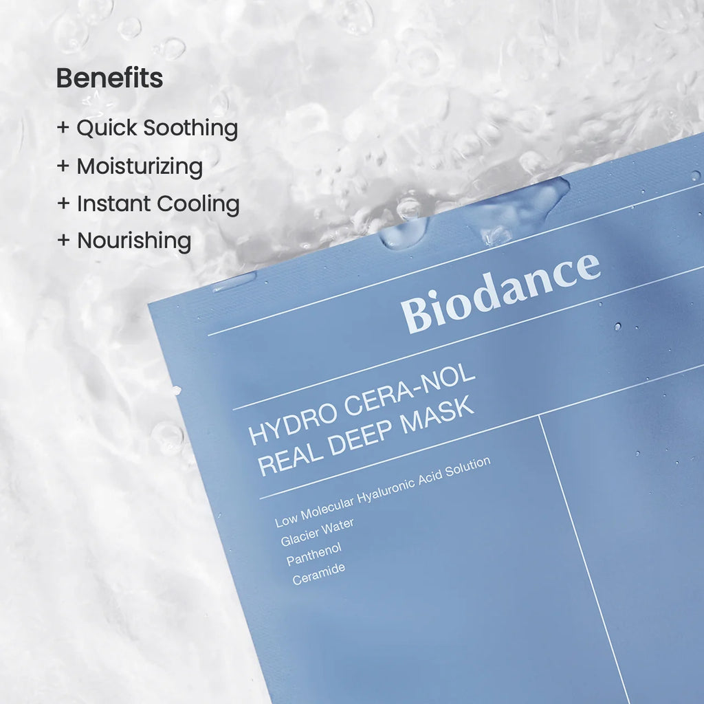 Biodance Mascarilla Hydro Cera-Nol Real Deep Mask x4